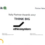 Premio Qlil Italy Partner Award 2017 ad Ethica System