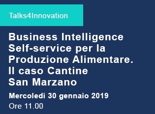 Webinar Business Intelligence Self-service per la Produzione Alimentare- Il caso di Cantine san Marzano